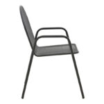 Vergo-Tarete dining set 3pcs metal in black shade - Слика 4