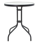 Watson-Chari dining set 3pcs metal in black shade - Слика 6