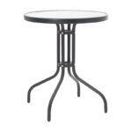Watson-Tarete dining set 3pcs metal in black shade - Image 5