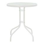 Watson-Chari dining set 3pcs metal in white shade - Слика 6