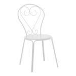 Watson-Chari dining set 3pcs metal in white shade 70x70x70cm - Слика 2