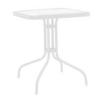 Watson-Chari dining set 3pcs metal in white shade 70x70x70cm - Слика 5