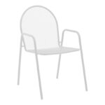 Watson-Tarete dining set 3pcs metal in white shade 70x70x70cm - Image 2