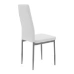 Julita-Parker dining table set of 3 pcs MDF white-natural legs D60x73cm - Слика 3