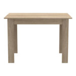 Dining table set of 5 pieces Manka-Bella mdf in sonoma color 110x80x70cm - Image 6