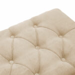 Stool-trunk Elone beige-walnut 90x40x44cm - Слика 3