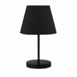 Table lamp PWL-1145 E27 black D22x37cm
