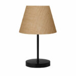 Table lamp PWL-1146 E27 beige-black D22x37cm