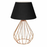 Table lamp PWL-1150 E27 black-golden D22x37cm