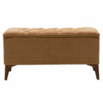 Stool-trunk Elone mocha-walnut 90x40x44cm - Слика 2