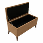 Stool-trunk Elone mocha-walnut 90x40x44cm - Слика 4