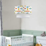 Children's ceiling light Sarty multicolor D30x20cm - Image 2