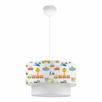 Children's ceiling light Sarty multicolor D30x20cm