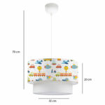 Children's ceiling light Sarty multicolor D30x20cm - Image 4