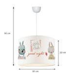 Children's ceiling light Tally multicolor D30x20cm - Слика 3