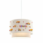 Children's ceiling light Jannah multicolor D30x20cm