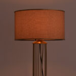 Floor lamp Firdo E27 golden-beige D38x155cm - Слика 2