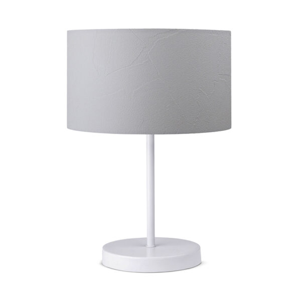 Table lamp PWL-1077 E27 light gray-white Φ24x35cm