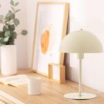 Desk table lamp Desker E27 metal-cream D25x39cm - Image 2