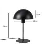 Desk table lamp Desker E27 metal-black D25x39cm - Image 3