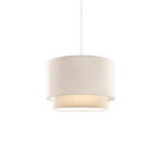 Ceiling light Fersa in cream color D30x20cm