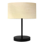 Столна ламба Roojee E27 во беж-црна нијанса D24x37 см