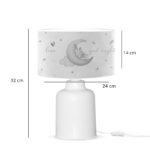 Children's table lamp Gary multi-colored-white D24x32cm - Image 3