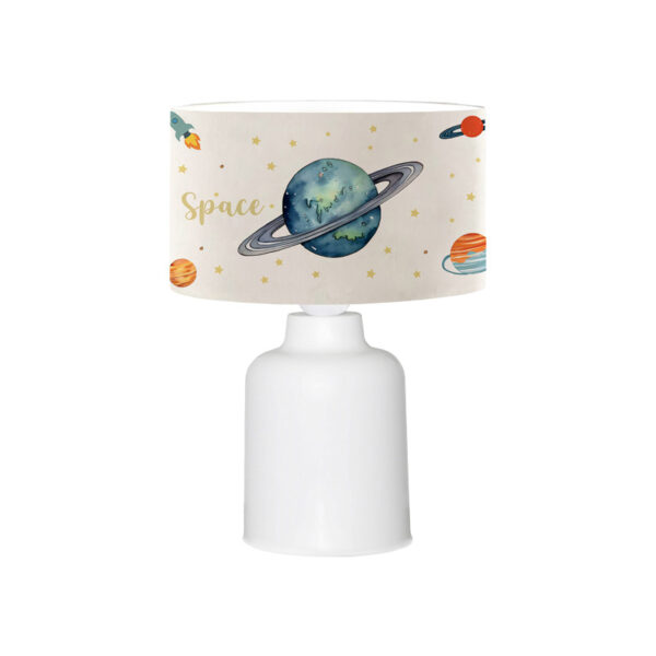 Children's table lamp Saturn multi-colored-white D24x32cm