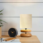Table lamp Clarion E14 beige-walnut D15x35cm - Слика 2
