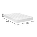 Mattress Fix Pad Chic Strom single sided 18-19cm 140x190cm - Image 6