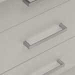 Chest of 4 drawers Elise white 69x40x71cm - Слика 6