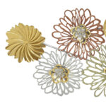 Wall decoration Tutsi Inart metal colorful 102.9x5.1x43.2cm - Image 2