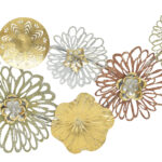 Wall decoration Tutsi Inart metal colorful 102.9x5.1x43.2cm - Image 3