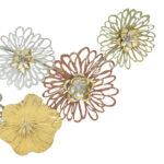 Wall decoration Tutsi Inart metal colorful 102.9x5.1x43.2cm - Image 4