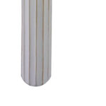 Decorative vase Sammy Inart metal in gold and white shade D15.2x88.4cm - Image 4