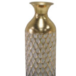 Decorative vase Onna Inart metal in gold and black shade D15.7x80.6cm - Слика 2
