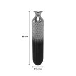 Decorative vase Onna Inart metal in gold and black shade D15.7x80.6cm - Слика 4