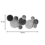 Wall decoration Apto Inart metal colorful 102.2x3.2x45.1cm - Image 2