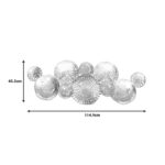 Wall decoration Dille Inart metal colorful 114.9x4.4x43.2cm - Image 2