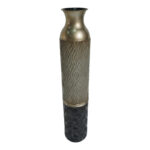 Decorative vase Raptonal Inart metal colorful D14x75.6cm