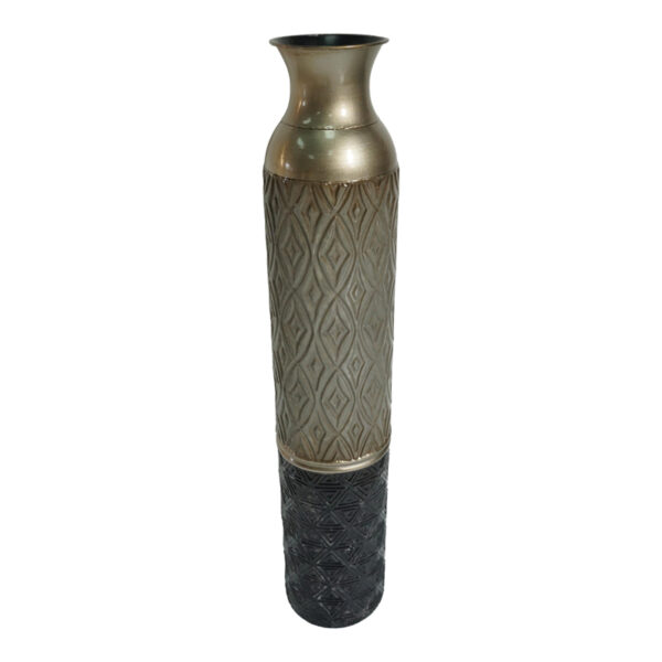 Decorative vase Raptonal Inart metal colorful D14x75.6cm