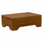 Coffee table Otis solid beech wood walnut 60x42x35cm