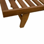Sunbed Sunset solid beech wood walnut - Image 6
