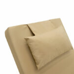 Lounger sunbed Sadie fabric beige 65x185x10cm - Image 6