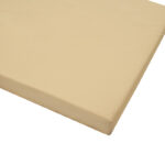 Lounger sunbed Sadie fabric beige 65x185x7cm - Image 5