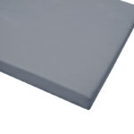 Lounger sunbed Sadie fabric grey 65x185x15cm - Слика 5