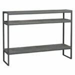 Конзола Малој темно сива античка 120x33x90 см