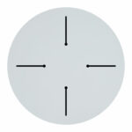 Table surface Fervor HPL ivory D69cm 12mm thick - Image 2