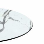 Table top Melody HPL white marble Φ60cm 12mm thick - Слика 4