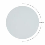 Table top Melody HPL white marble Φ70cm, 12mm thick - Слика 5